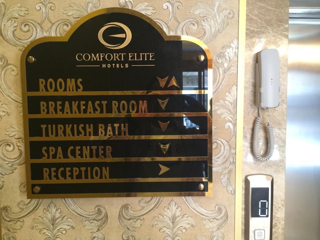 Comfort Elite Hotels Sultanahmet Istanbul Bagian luar foto